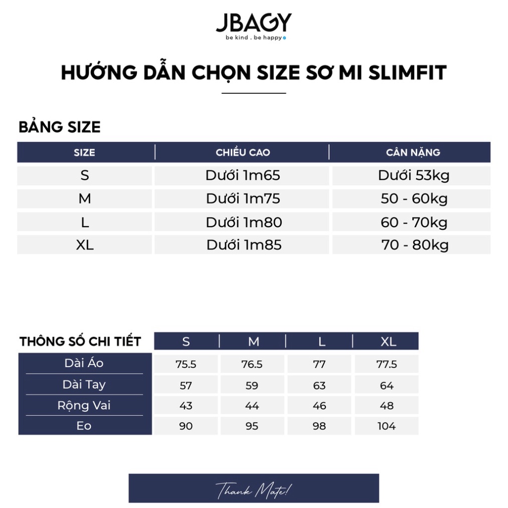 Áo sơ mi nam form Slimfit dài tay vải lụa Hàn thương hiệu JBAGY - JS05 henryclothing