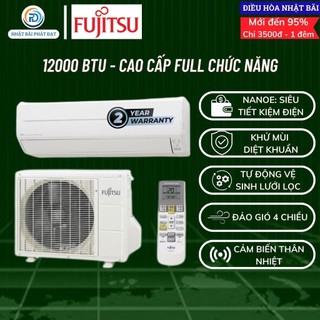Điều hòa 12000btu nội địa Nhật Fujitsu Full chức năng zin nguyên bản 100% chưa sửa chữa Nhật Bãi Phát Đạt BH 12T