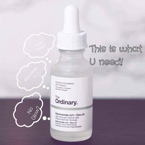 Tinh chất The Ordinary Niacinamide 10% + Zinc 1% Full Size 30ml