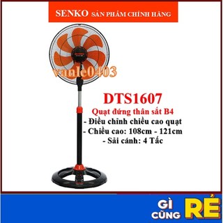 Quạt senko DTS1607, quạt đứng senko thân sắt chính hãng
