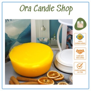 Sáp ong làm nến ora, 1kg - tặng tinh dầu mẫu thử – nguyên liệu làm nến thơm cao cấp