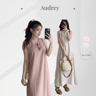 V081 váy suông sát nách audrey
