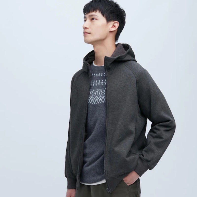 Áo Nỉ Lót Lông Nam heattech Uniqlo