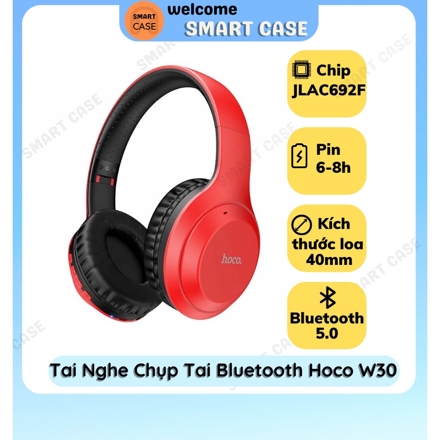 Tai Nghe Chụp Tai Bluetooth Hoco W30