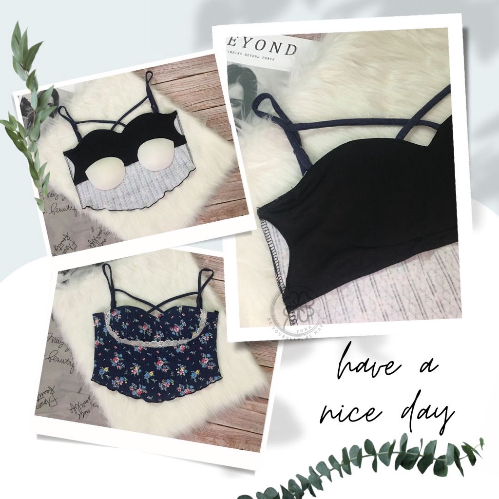 Doris set - set ngủ 2 dây thiết kế, thun cotton thông hơi