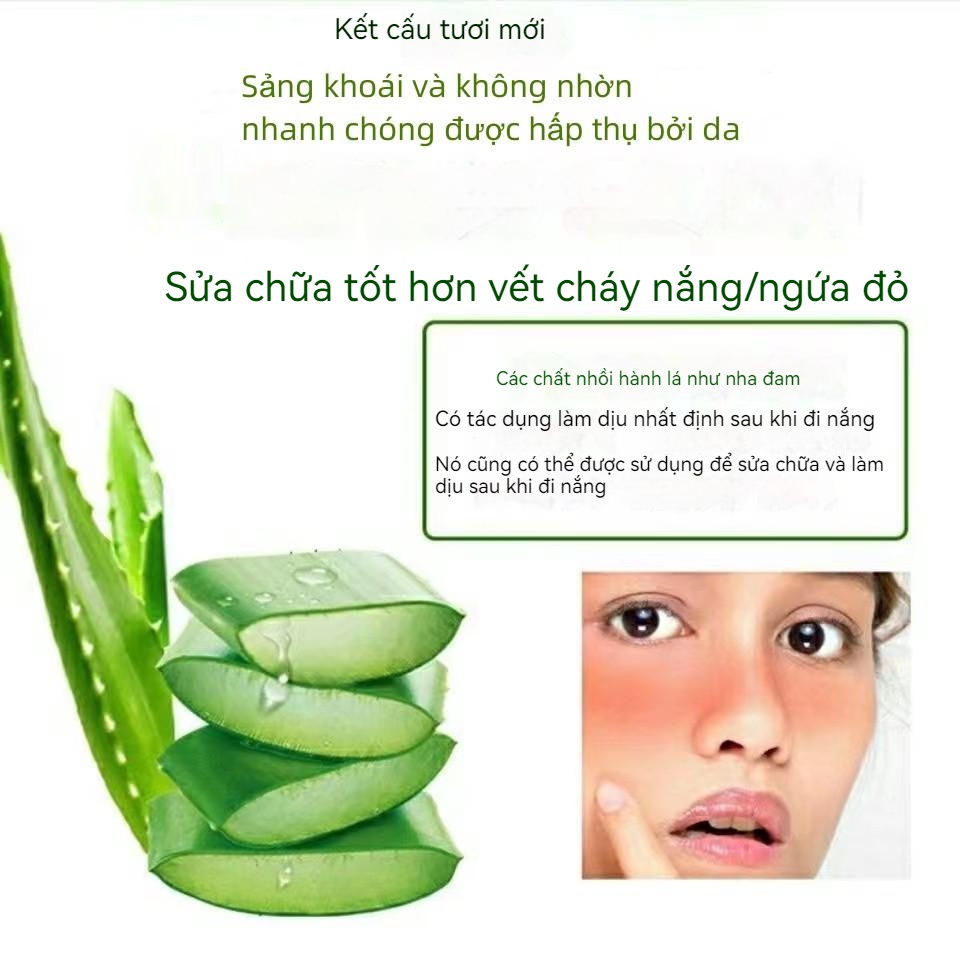 Gel Nha Đam dưỡng ẩm 99% FAZIYAN - Gel Lô Hội nội địa Trung dưỡng da, cấp ẩm cho da mặt 30gr