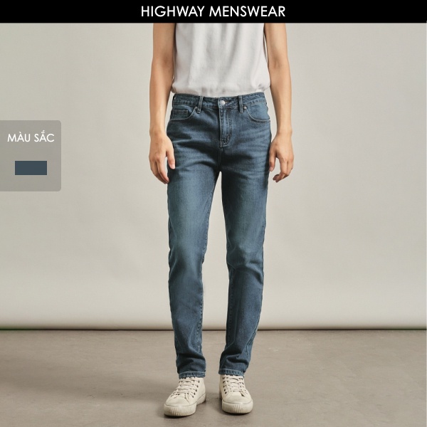 Quần jeans slim fit HIGHWAY MENSWEAR Leander