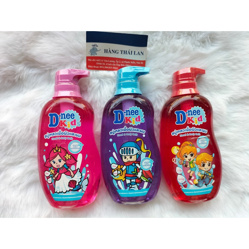 Sữa tắm gội Dnee Kids 400ml Thái Lan