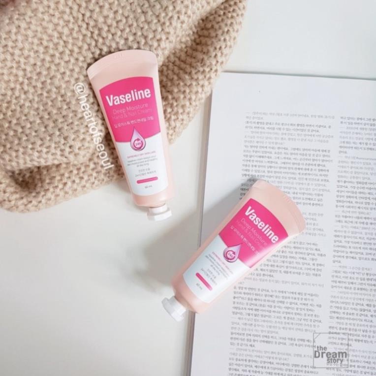 Kem dưỡng da tay và móng Vaseline Deep Moisture 60ml