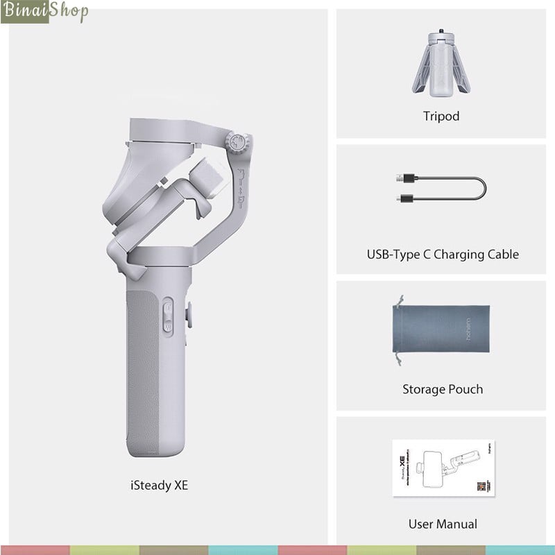 Hohem Isteady XE / XE Kit - Gimbal Chống Rung Cho Smartphone, Tải Trọng 280g, Sử Dụng 8 Giờ