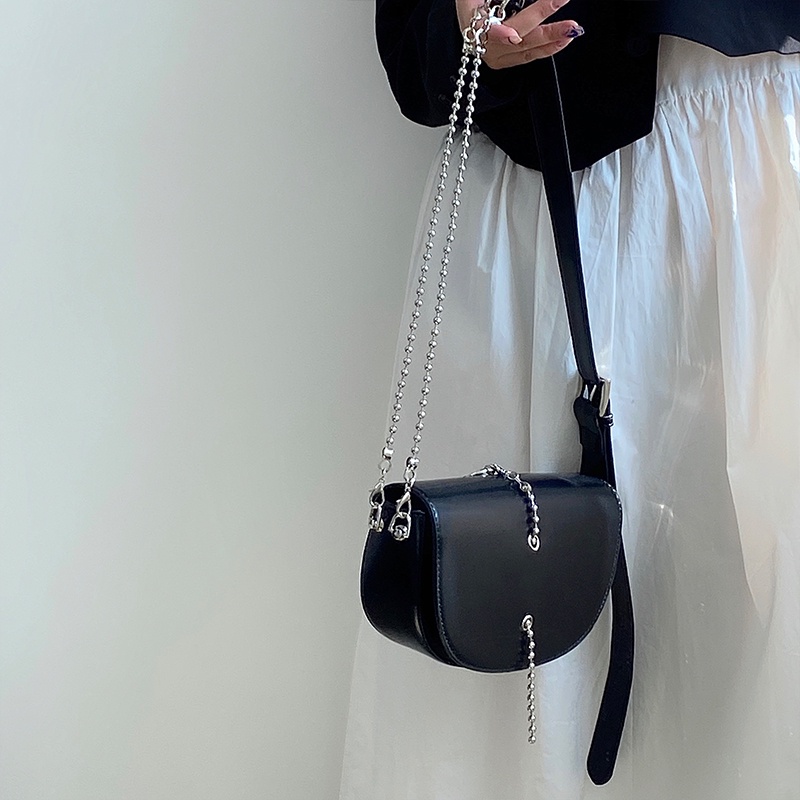 IELGY Túi đeo chéo IELGY bằng da PU ba chiều phong cách cổ điển dành cho nữ