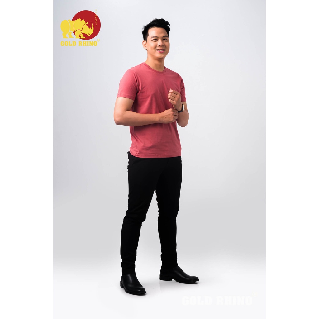 Áo phông trơn NAM - Gold Rhino cao cấp, hàng xuất khẩu - FORM SUÔNG