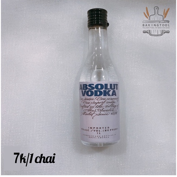 Chai rượu Vodka