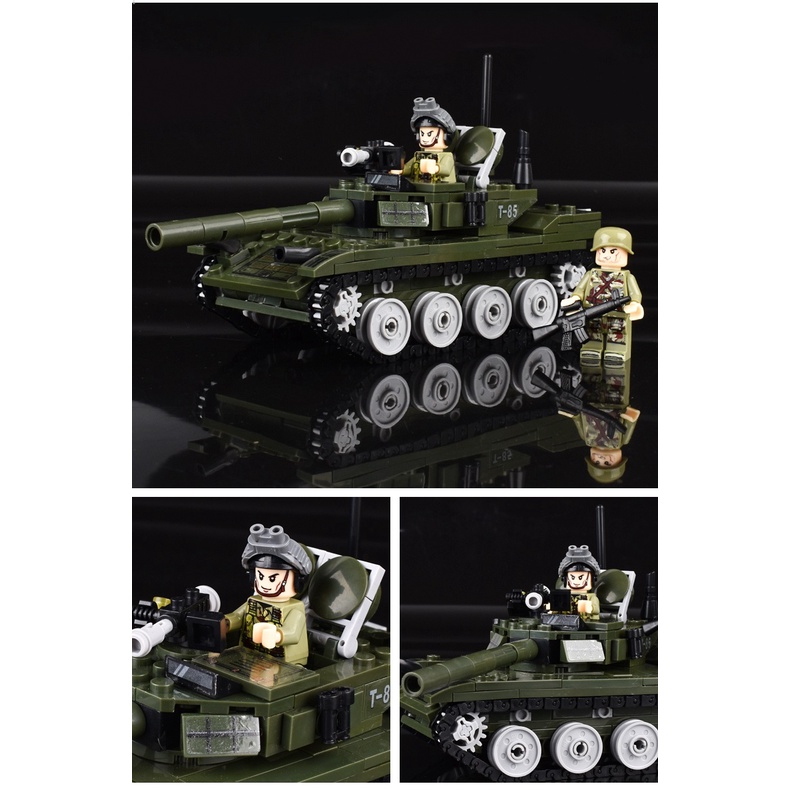 Đồ Chơi Lắp Ráp Lego Xe Tăng Quân Đội Giáo Dục Cho Bé Trai