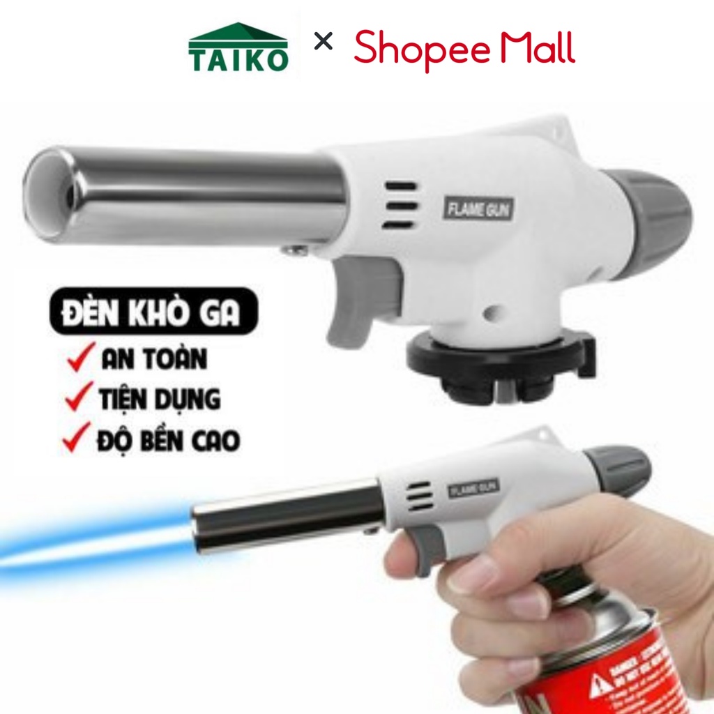 Đầu Khò Ga mimi Flame Gun TAIKOMI  Cao Cấp, Đầu Nhôm Cao Cấp , Mồi Lửa Tự Đồng, Bảo hành 12 tháng