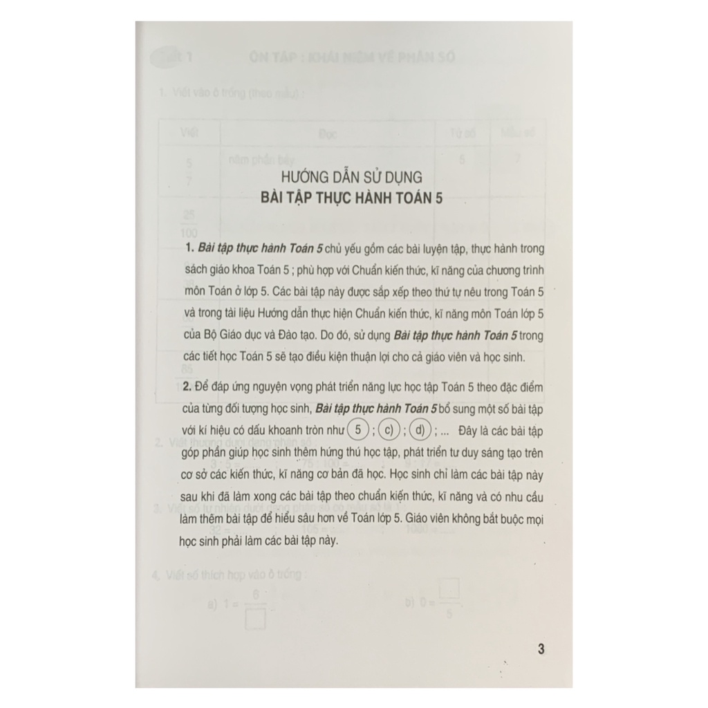 Sách - Bài tập thực Toán lớp 5 tập 1