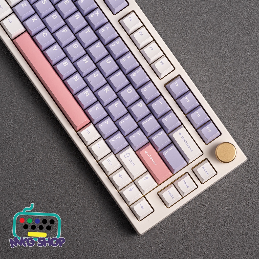 Keycap Lilac PBT doubleshot, cherry profile