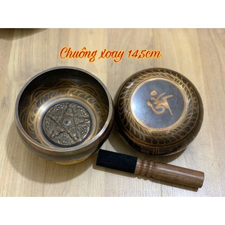 Chuông xoay Tây Tạng size 14.5cm