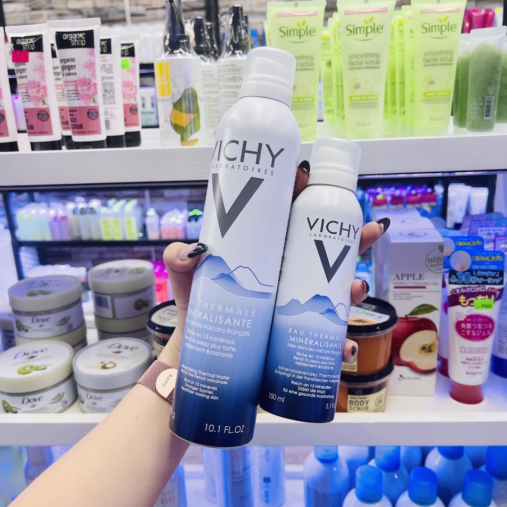 Xịt khoáng Vichy Mineralizing Thermal Water 300ml cấp ẩm, dưỡng da, chống lão hóa