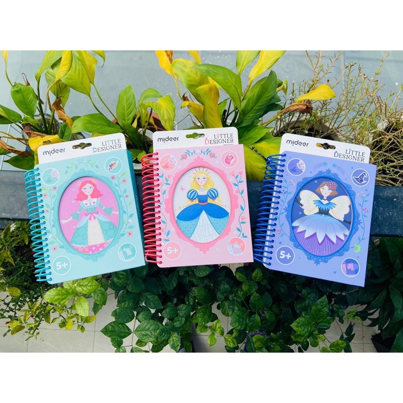 Sổ Tay Thiết Kế Thời Trang Cho Bé Từ 5+ Tuổi - Mideer Little Designer