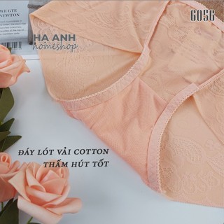 6056 - Quần lót ren Wimmy (Freesize dưới 55kg) mềm mại lưng cao