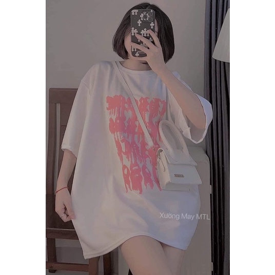 [ Rẻ vô địch ] Áo thun cotton khô 3158 form rộng - chữ nổi 1989