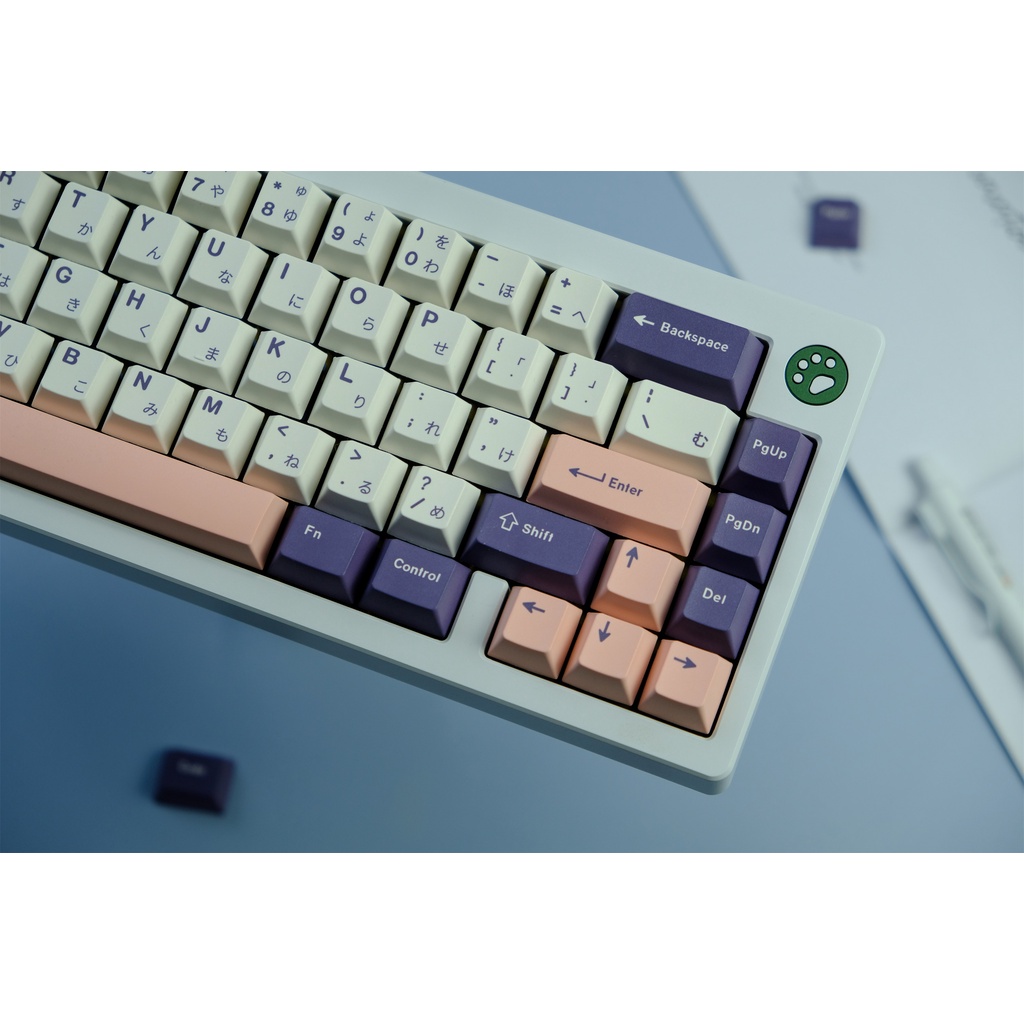 GMK Awesome Keycap, 129 Phím Keycaps PBT Cherry Profile DYE-SUB Cá Nhân Keycaps GMK Cho Bàn Phím Cơ