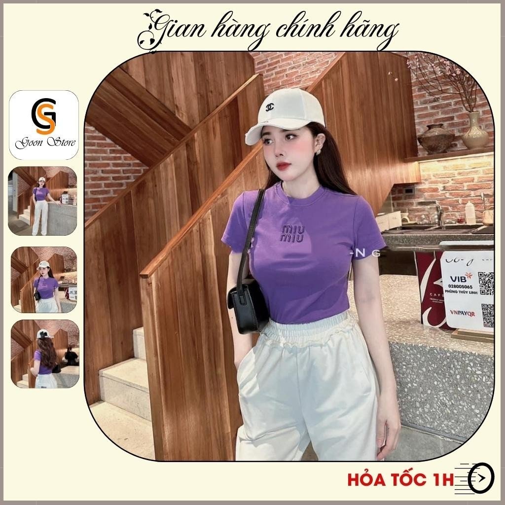 Sét đồ nữ MIUMIU, hàng thiêt kế cao cấp Form rộng trẻ trung, năng động