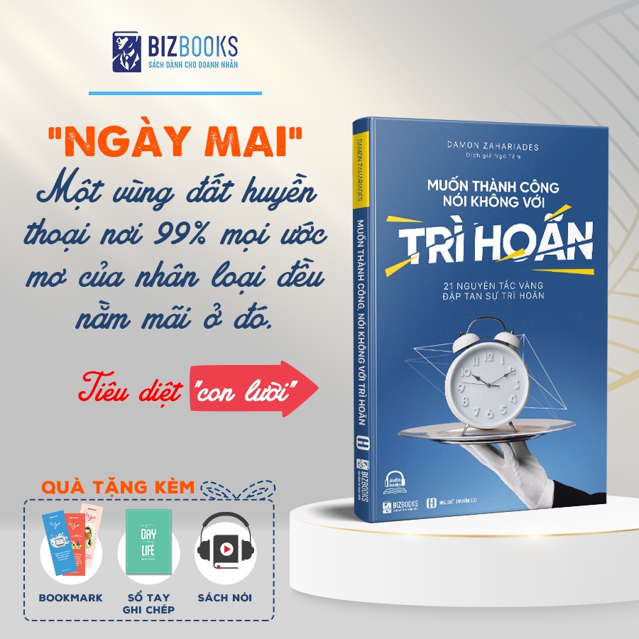 Combo Sách BIZBOOKS - Muốn thành công nói không với trì hoãn - Đừng làm việc chăm chỉ hãy làm việc thông minh