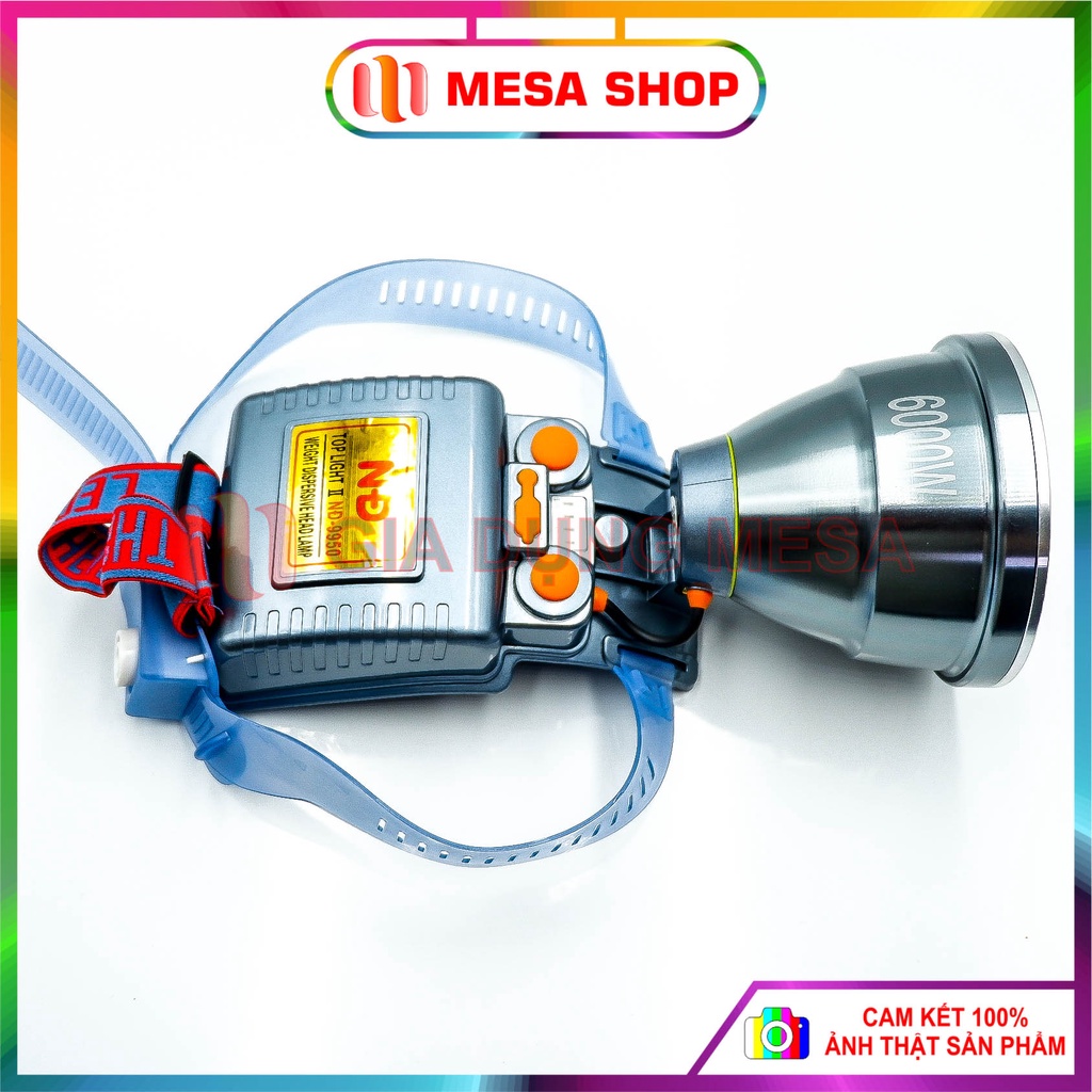 Đèn PIN đội đầu SÁNG TRẮNG - VÀNG , Công Suất Lớn Chống Nước Đi Mưa PIN 10.000 mAh