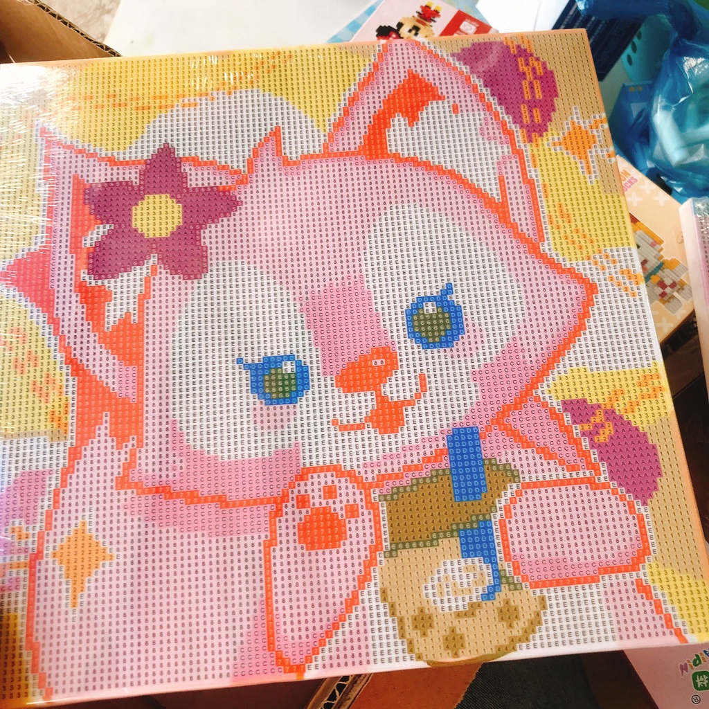 [FREESHIP] [inbox lựa mẫu]Tranh sơn dầu số hóa, tranh tô màu theo số hóa trang trí size 20x20 và 30x