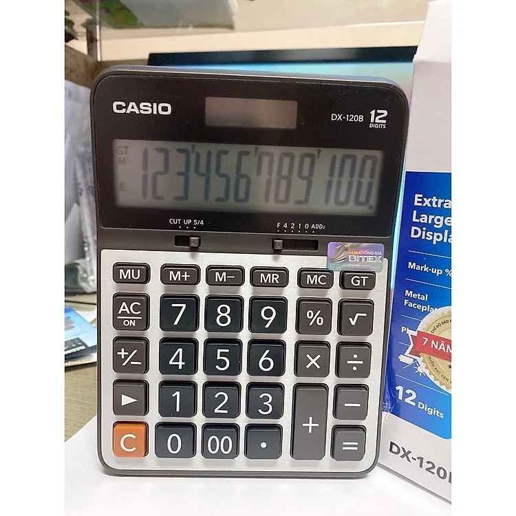 Máy Tính Để Bàn CASIO DX-120B