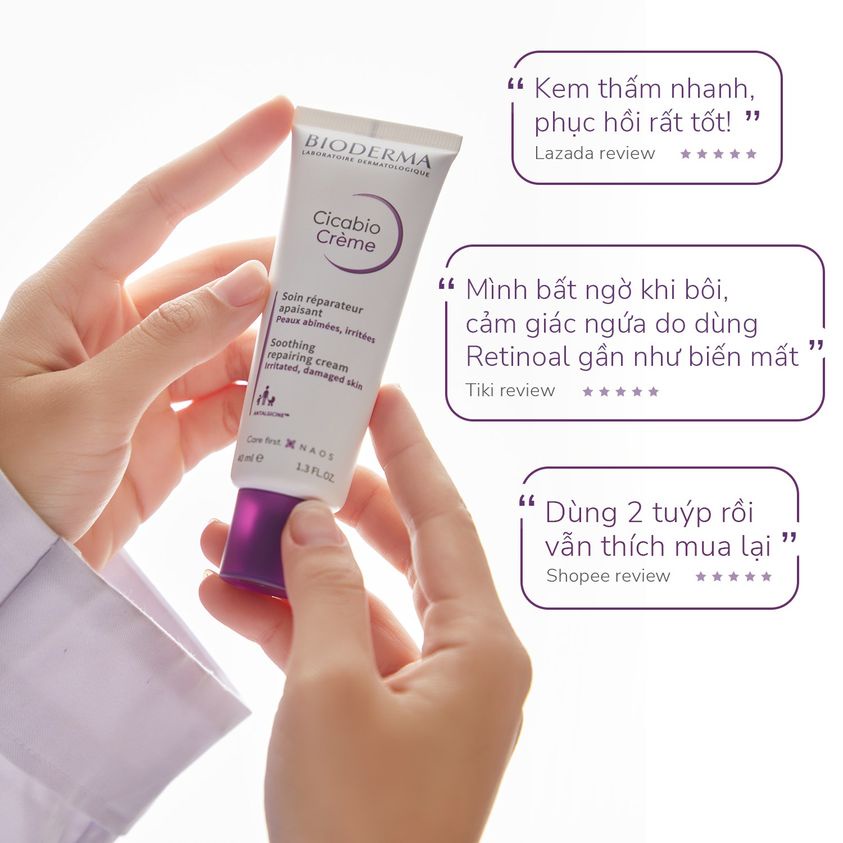 Kem dưỡng phục hồi da tổn thương Bioderma Cicabio Crème 40ml ILIVING-BIOKDT40