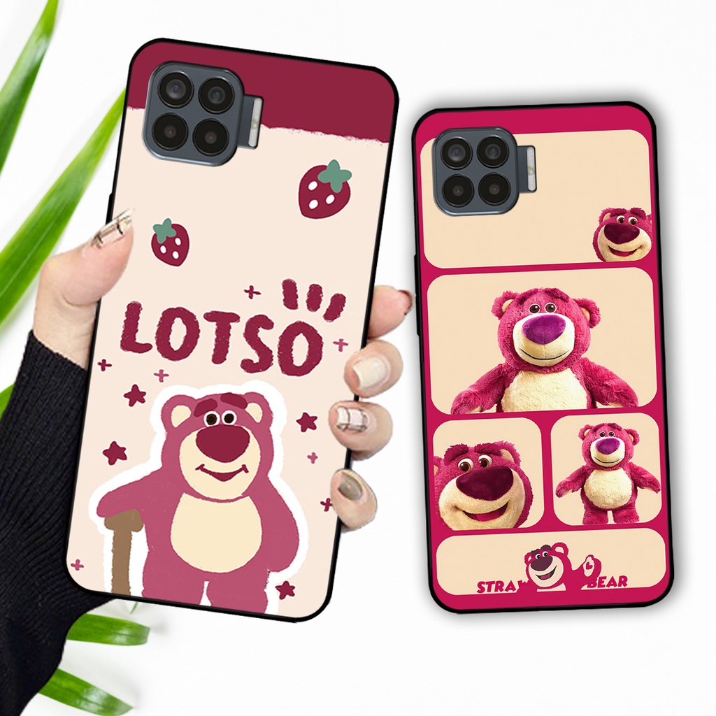 Ốp lưng Oppo A73 / Oppo A93 in hình gấu dâu losto, pink panther đáng yêu,hot trend.