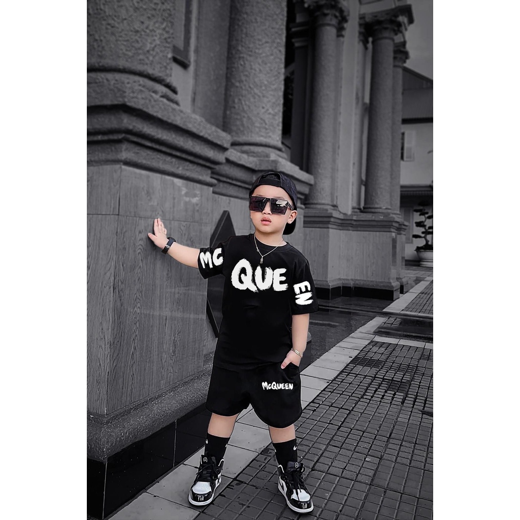 Bộ quần áo trẻ em MC QQueen, set áo thun quần short , TP Kids [m066]