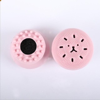 Cọ rửa mặt bạch tuộc silicon (Hồng)