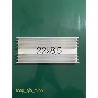 Nhôm tản nhiệt 22cm x 8,5cm