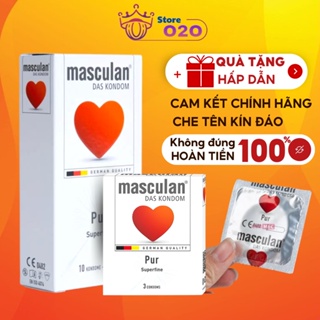 Bao cao su siêu mỏng Masculan Pur Superfine 004mm hương thơm quyến rũ