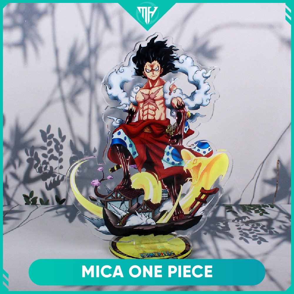 Mô hình One Piece - Tấm Mica 3D các nhân vật trong One piece để bàn cực đẹp