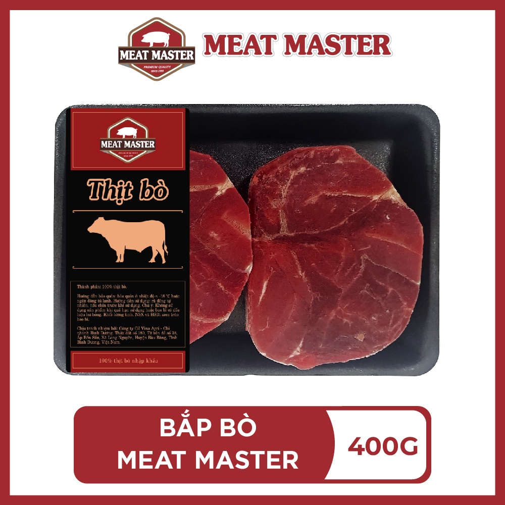 Bắp bò Mỹ Meat Master (400G)  - Thịt bò đông lạnh nhập khẩu từ Mỹ