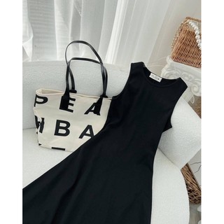 [ Ảnh thật ] Váy 2 dây/ 3 lỗ maxi đen đi biển dáng dài basic chất thun tăm
