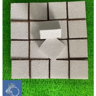 Sứ Bacteria House Square Siêu Rỗ (Sứ Tàu Hủ) - Kích Thước 10x10x5cm