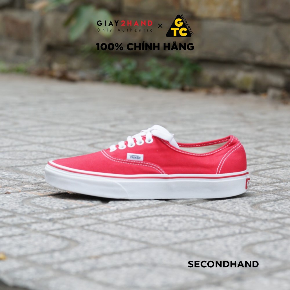Giày Thể Thao VANS AUTHENTIC RED VN000EE3RED CŨ CHÍNH HÃNG