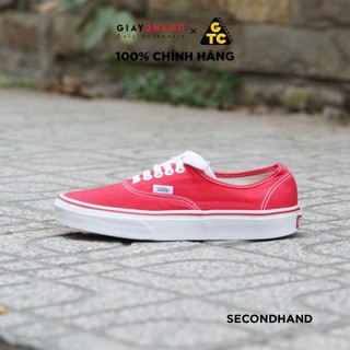 Giày thể thao vans authentic red vn000ee3red cũ chính hãng