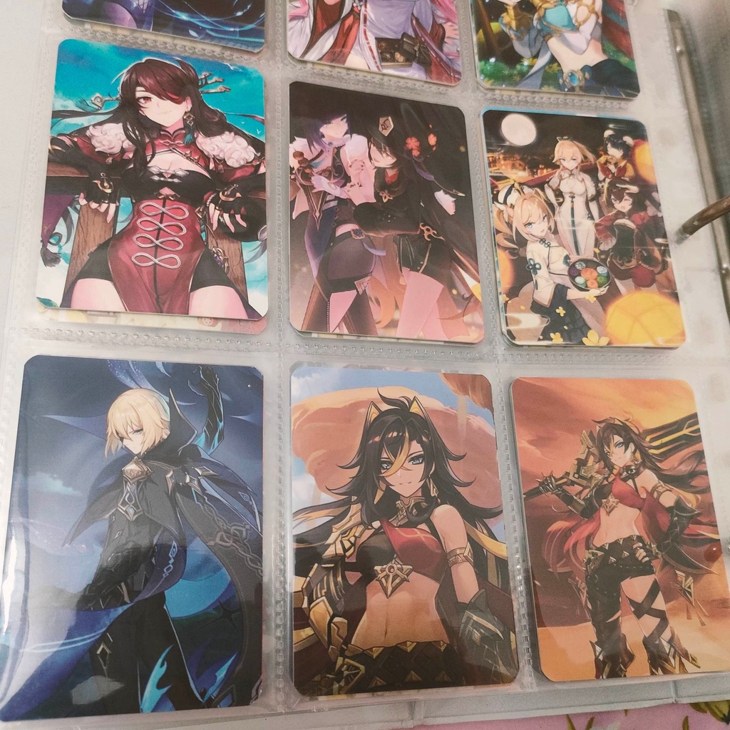 GENSHIN IMPACT, CARD BO GÓC, Thẻ hình nhân vật Alhaitham Dehya Dainsleif Candace Baizhu Collei Kirara Cyno Ayato