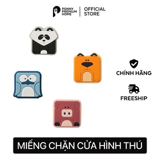 Miếng chặn cửa chống va đập hình thú dễ thương tiện lợi Ponny Premium Home