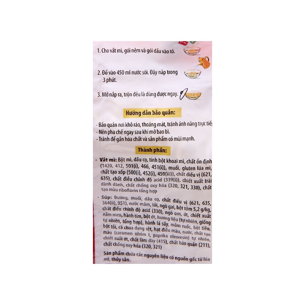 Thùng 30 gói mì Kokomi 90 tôm chua cay 90g / Combo 6 gói mì Kokomi 90 tôm chua cay 90g