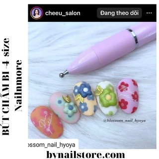 [Nailnmore] Bút chấm bi móng tay Multi dotting pen 4 way (1pcs)