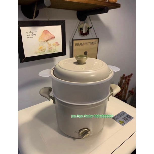 CHÍNH HÃNG- NỒI ĐIỆN ĐA NĂNG BRUNO 1,5L- BH 6 THÁNG