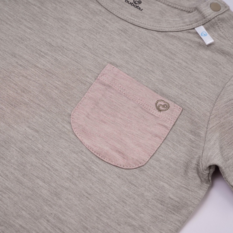 Bubaby-Bộ ngắn tay cài vai - Bambus BBB130103